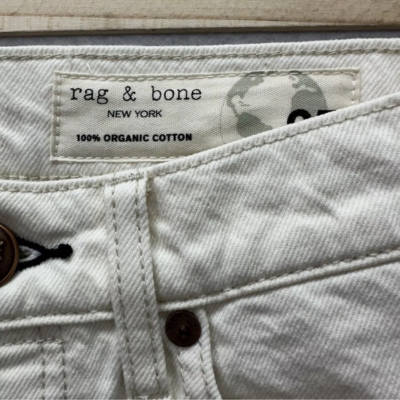 Rag & Bone 100% Cotton Women’s Maya High-Rise Walking Denim Short Sz 25 - Picture 4 of 11